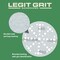 Legit Grit 6 inch Sand paper Disc, 49-Hole, 60 Grit, 150PK LG6-4960-150 - alternate 7